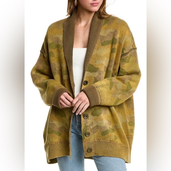Free People Chamomile Pattern Cardi in Army Combo!🌟 - Picture 12 of 16